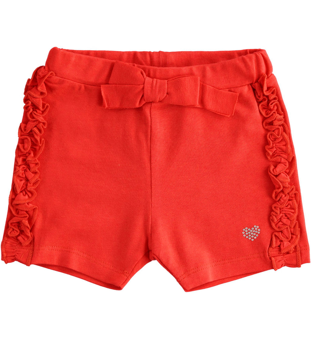 Ido 44644 Red Bow Shorts