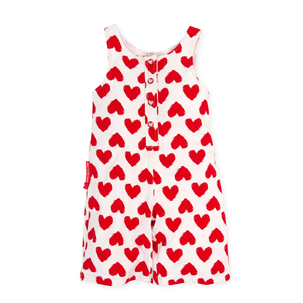 Agatha 6322 Red & White Loveheart Jumpsuit