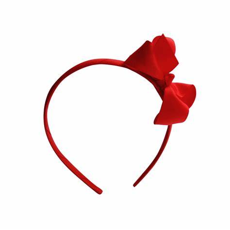 red bow hairband
